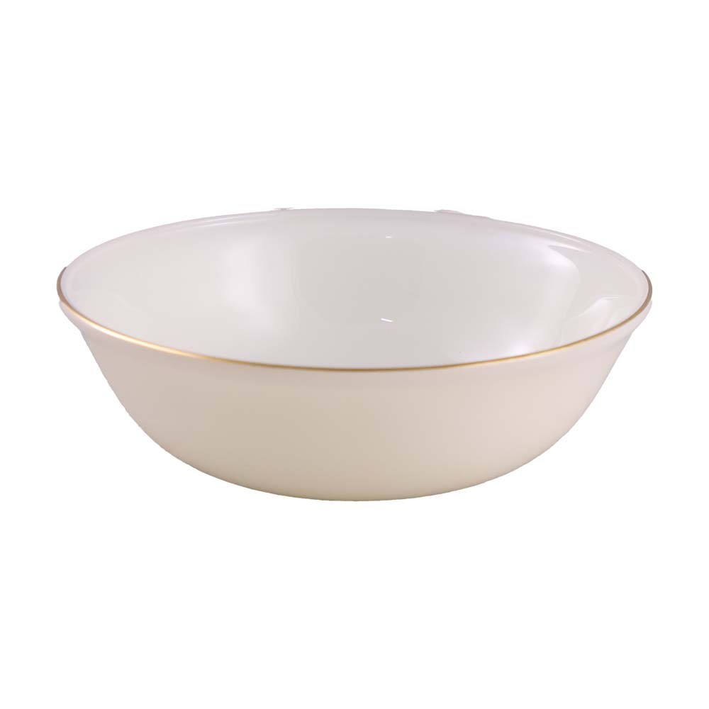 Mp Ivory Gold Line Soup Bowl 7.25IN CI218