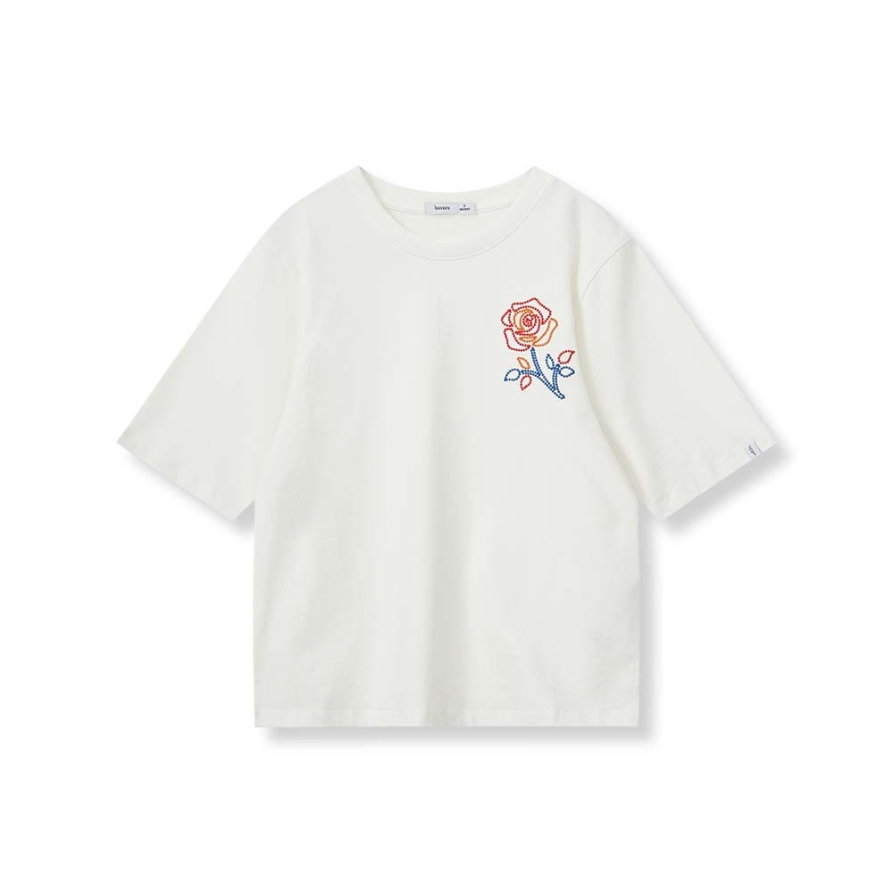 241201003 Bossini Ladies T-Shirt SS 24-1/2 White ( XL )
