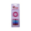 Titania Anti Ziep Color Mix Elastics Hair Band 6PCS No.7992B
