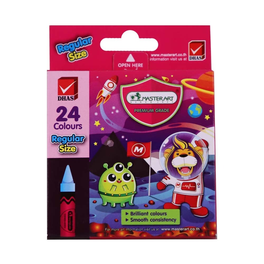 Master Art Wax Crayons Regular 24PCS No.193690