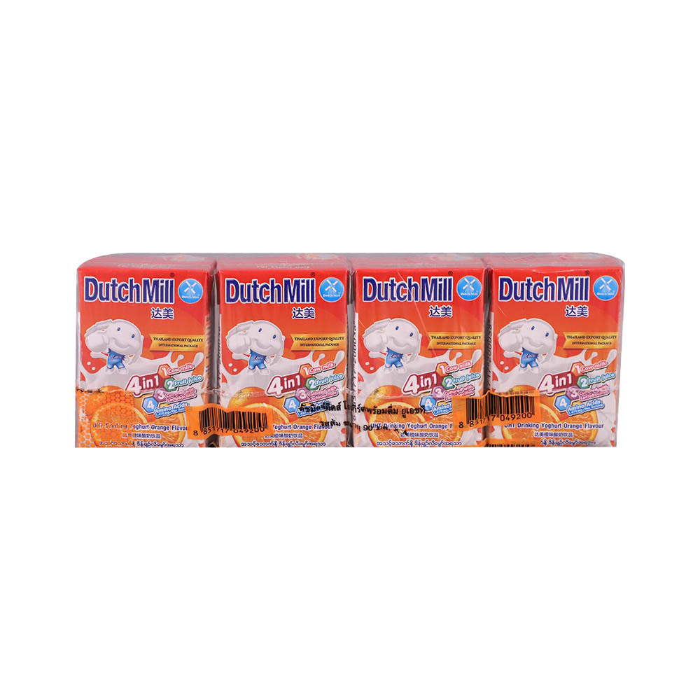 Dutch Mill Orange Yoghurt Drink 90MLx4PCS