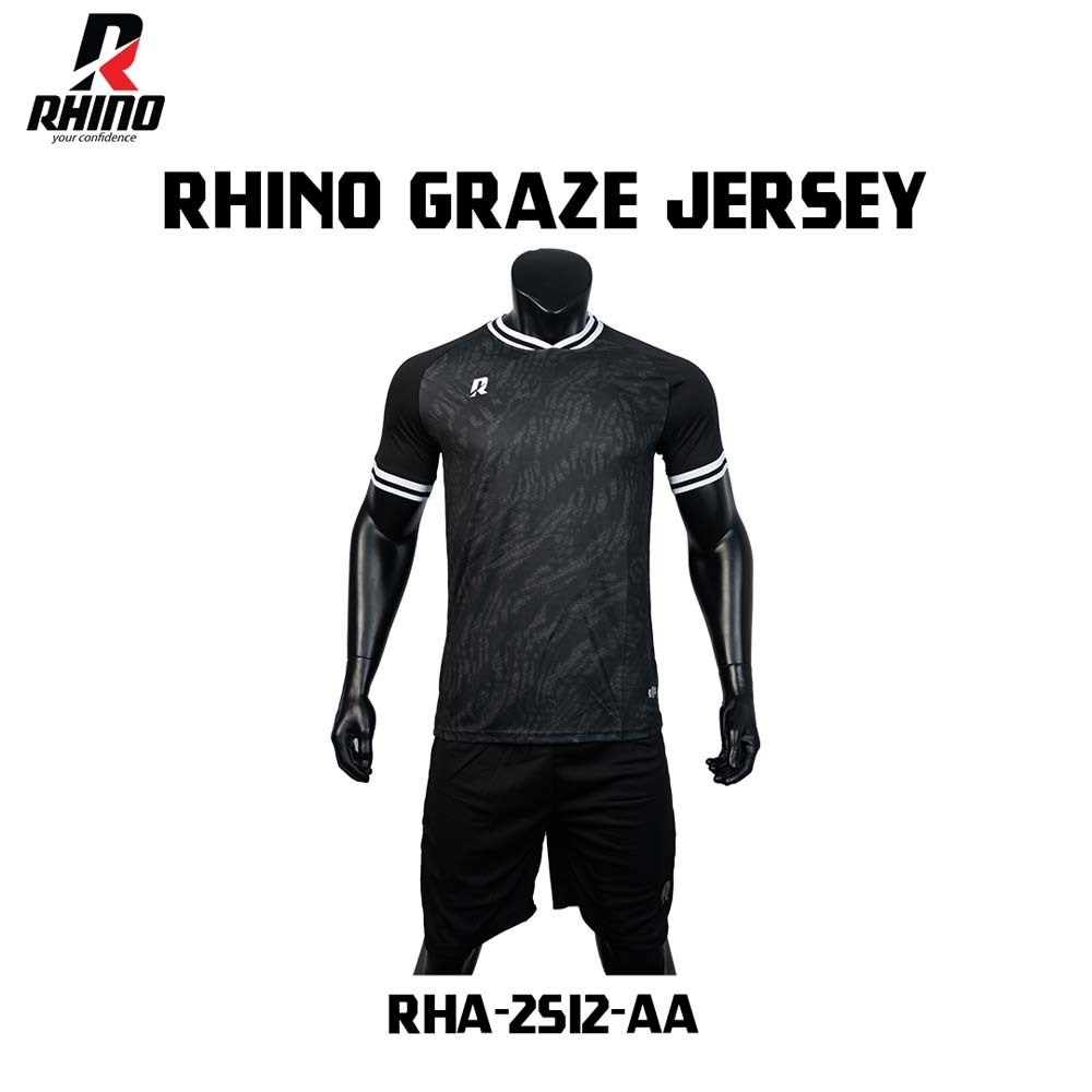 Rhino Graze Jersey RHA-2512-AA Black XL