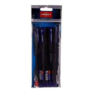 Unimax Ultron Ball Pen 0.7 5PCS Black