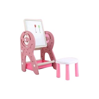 Baby Learning Table Lego White Board Pink