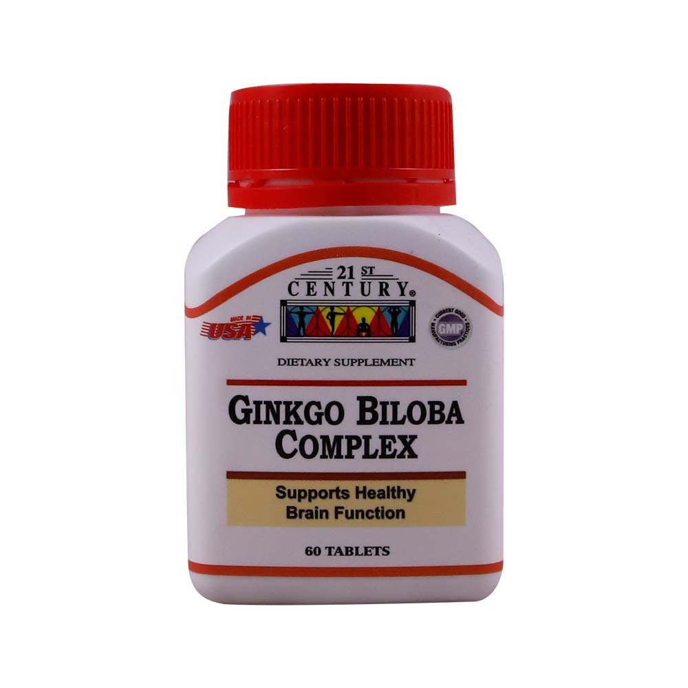 21st Century Ginkgo Biloba Complex 60PCS