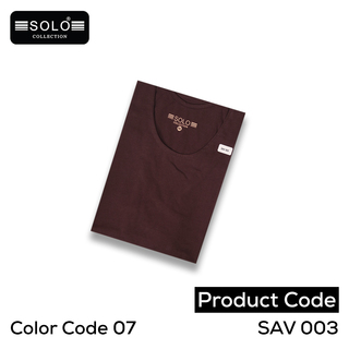 SOLO COLLLECTION Men Plain Vest SAV 003 (Code 01-Small)