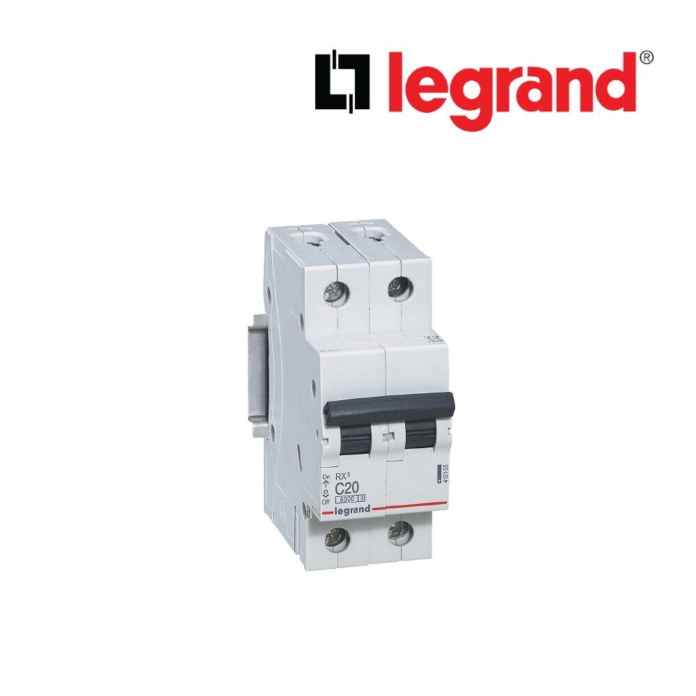 Legrand LG-RX3 MCB 2P C20 6000A (419874) Breaker (LG-05-402325/419874)