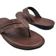 Sin Pauk Men Leather Slipper YS-005 Brown (No-41)