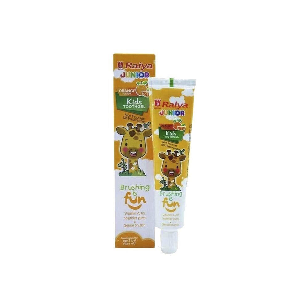 Raiya Junior Orange Kids Toothpaste 50G (2-6 Years)