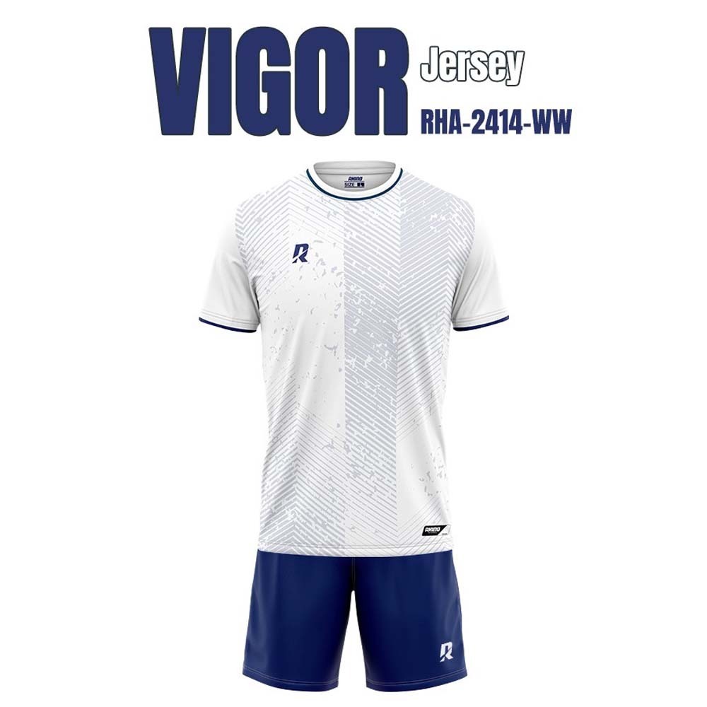 Rhino Vigor Jersey White RHA-2414-WW-2XL