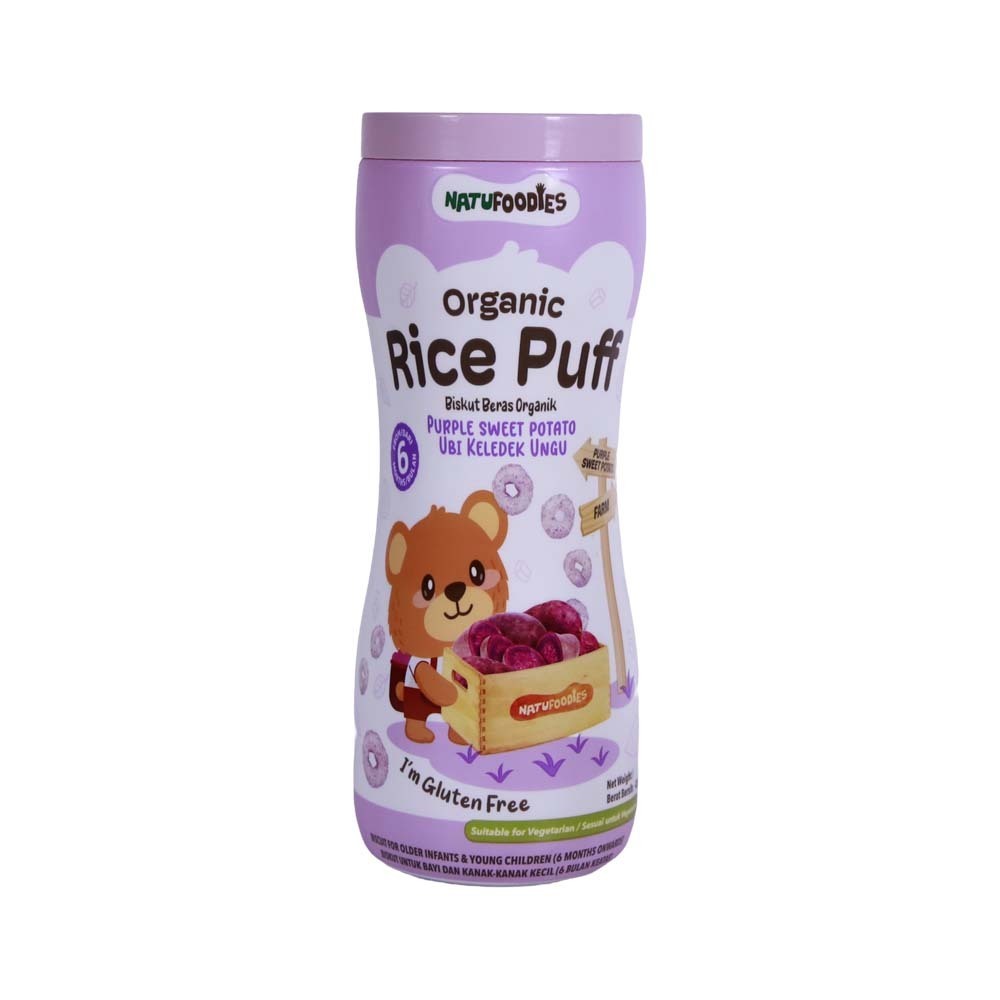 Natufoodies Rice Puff Sweet Potato 60G (8M+)