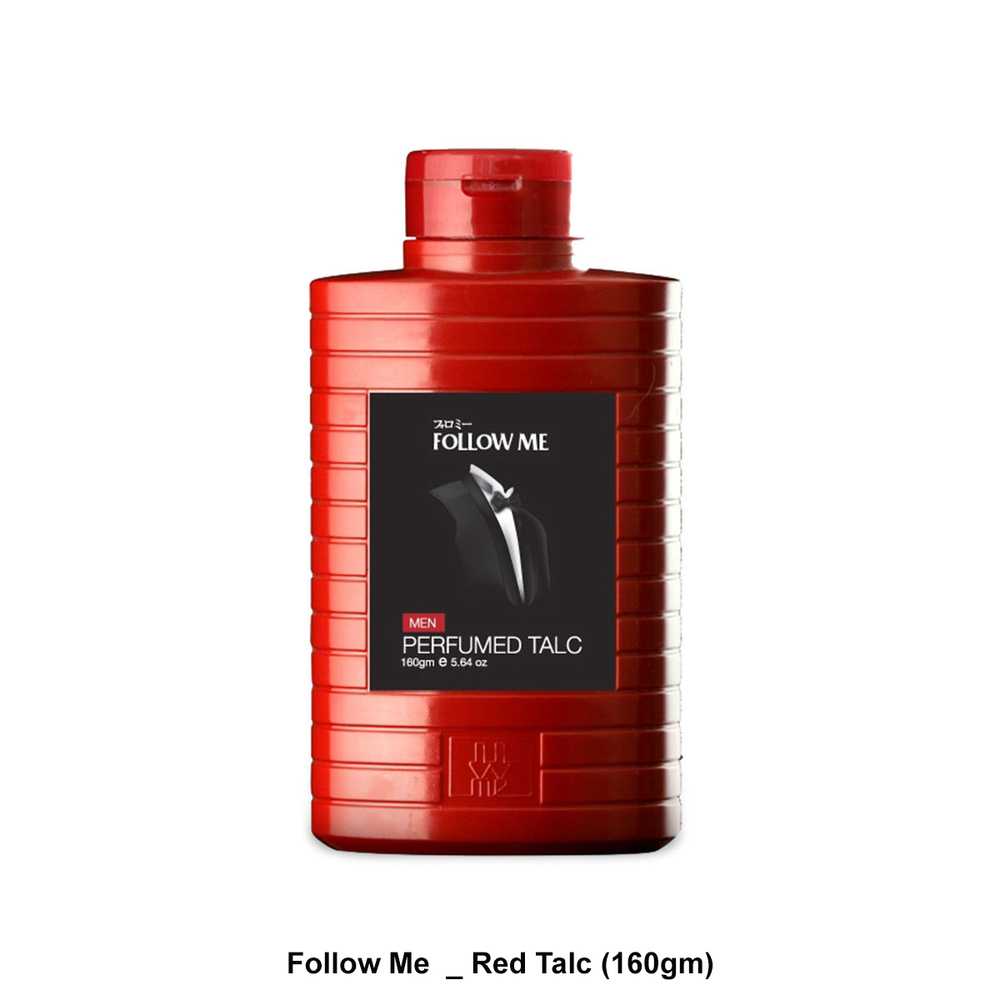 Follow Me Men Perfumed Talc 160G (Red)