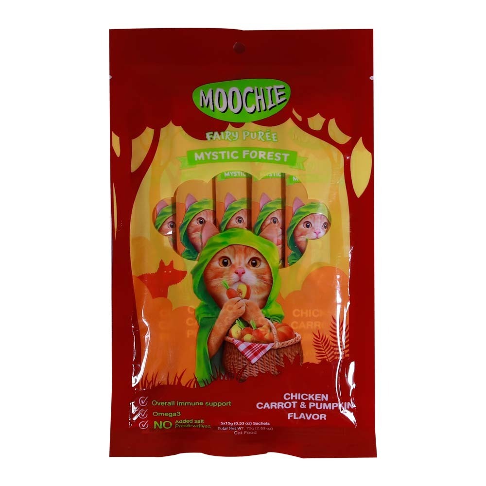 Moochie Wet Food Chicken Carrot & Pumpkin 15G x 5