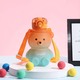 Bear Drinking Bottle With Strap Straw (Random)