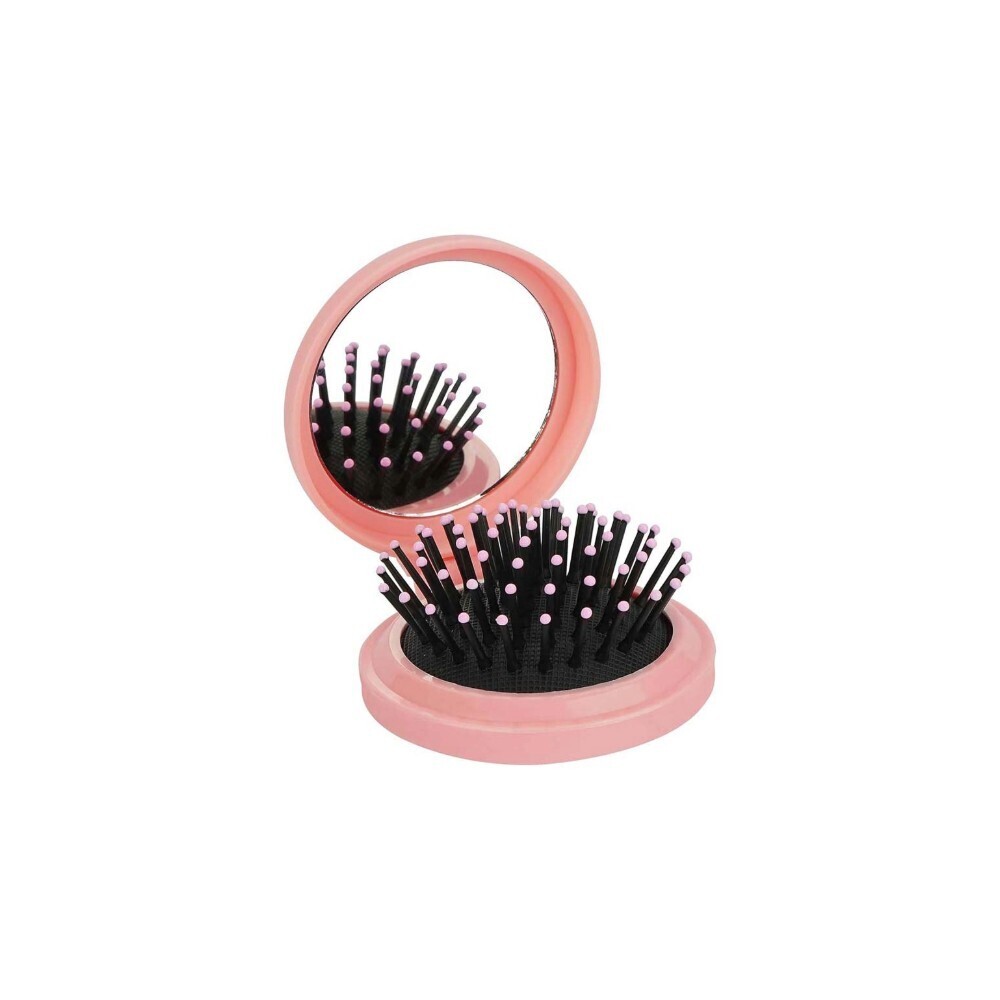 Travel Hair Brush & Mirror Comb (Random)