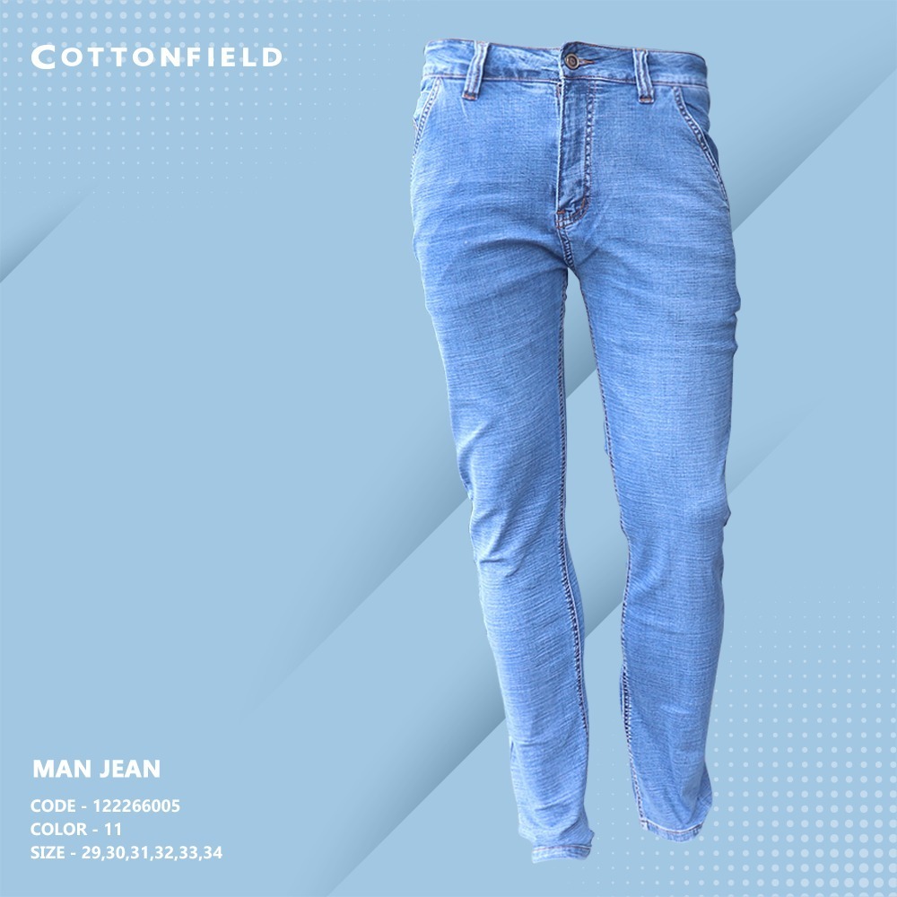 Cottonfield Men Long Jean Pants C11 (Size-33)