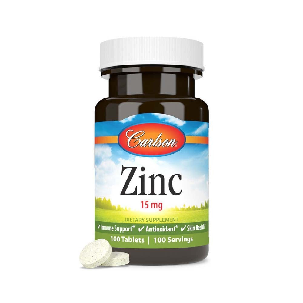 Carlson Lab Zinc 15 MG, 100 Tablets CL00010