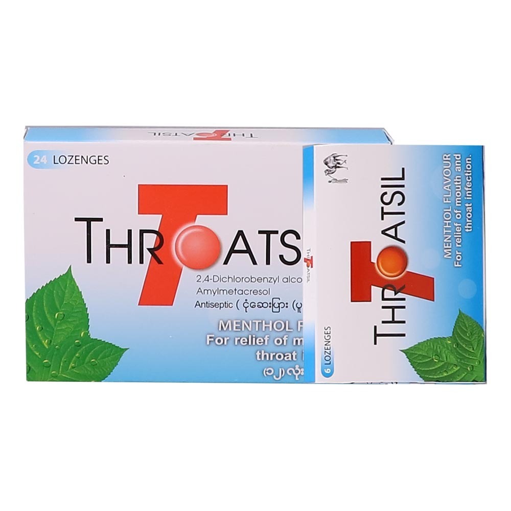 Throatsil Lozenges Menthol 6PCSx4