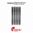 Omega NeoPro Ball Pen 0.7mm (5PCS in Pouch)