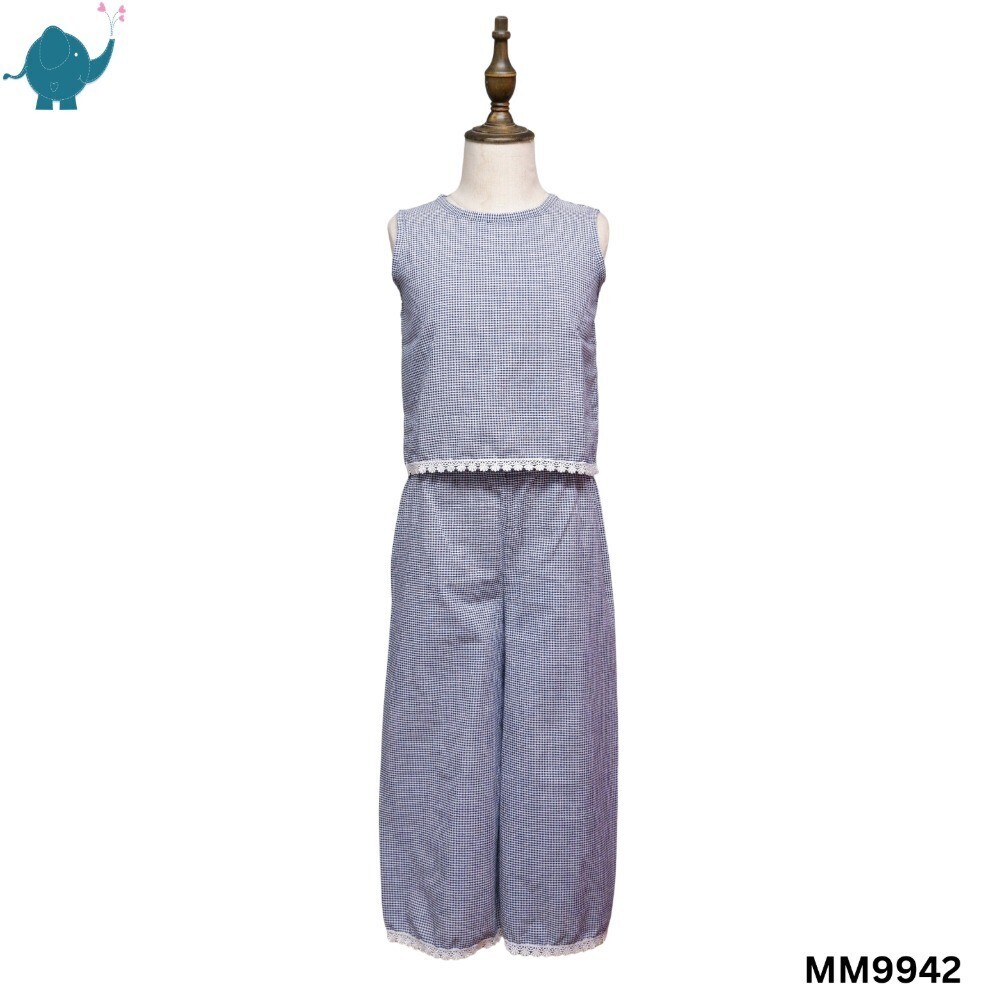 Max & MiaKid Girl Two Pieces Set MM9942 Indigo (Medium)