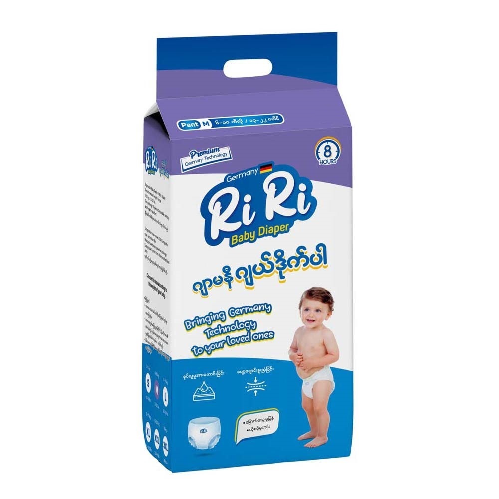 Ri Ri Baby Diaper Jumbo Pant 40PCS (6-10 KG) Medium