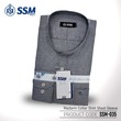 Madarin Collar Shirt Short Sleeve Over Size (Dark Gray) SSM-O-M-S-035