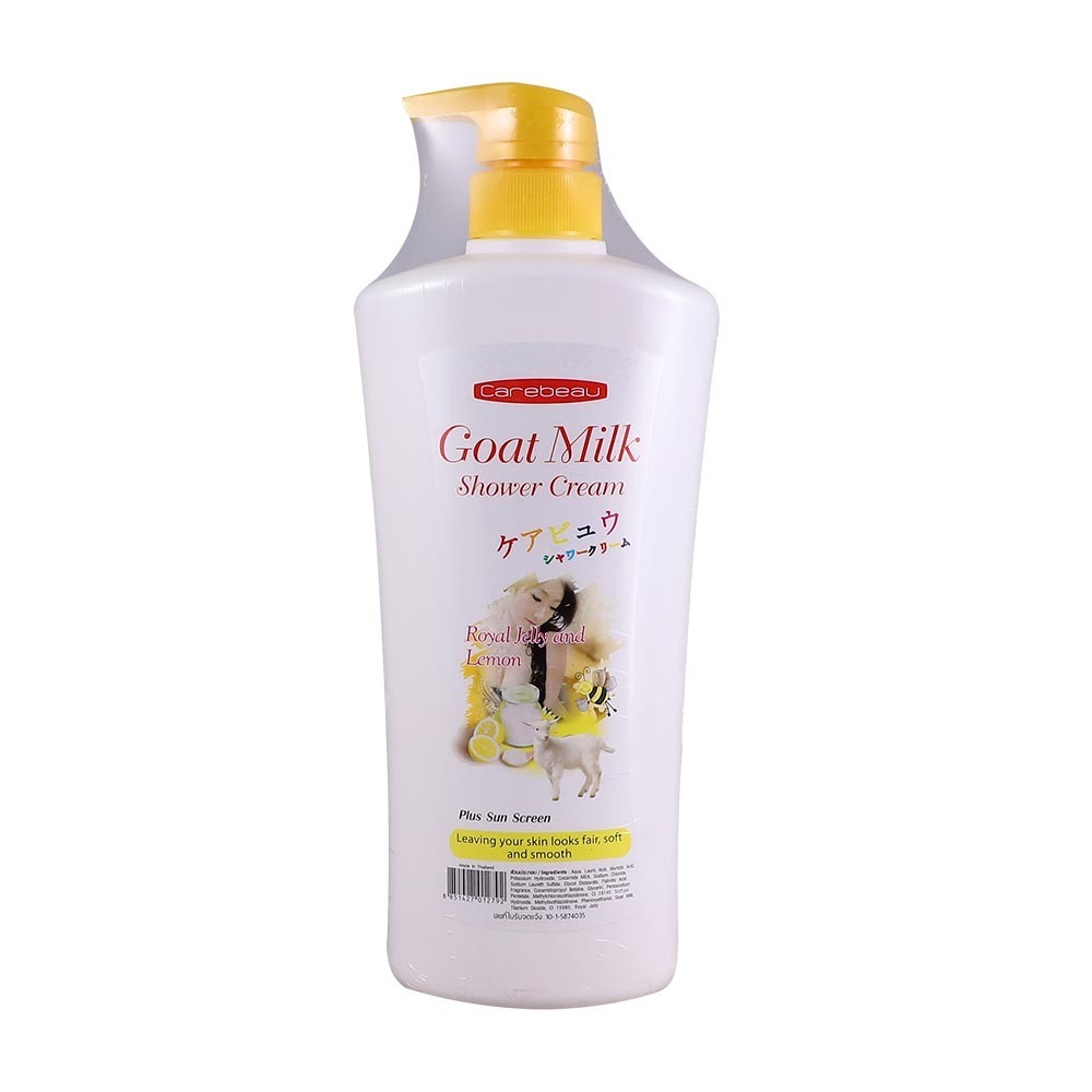 Carebeau Goat Milk Royal Jelly & Lemon Shower Cream 540ML