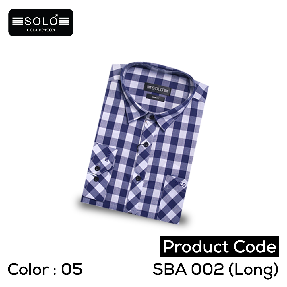 SOLO COLLLECTION SBA 002 (Long) Slim Fit Shirt Large 05