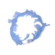 Uncle Gyi LED Glowing Feather Crown Headband Blue 10PCS