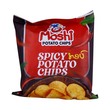 Moshi Fried Potato Chips Spicy Flavour 38G