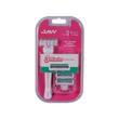 Jaw Razor 3 Blades With 4 Cartridges Pink
