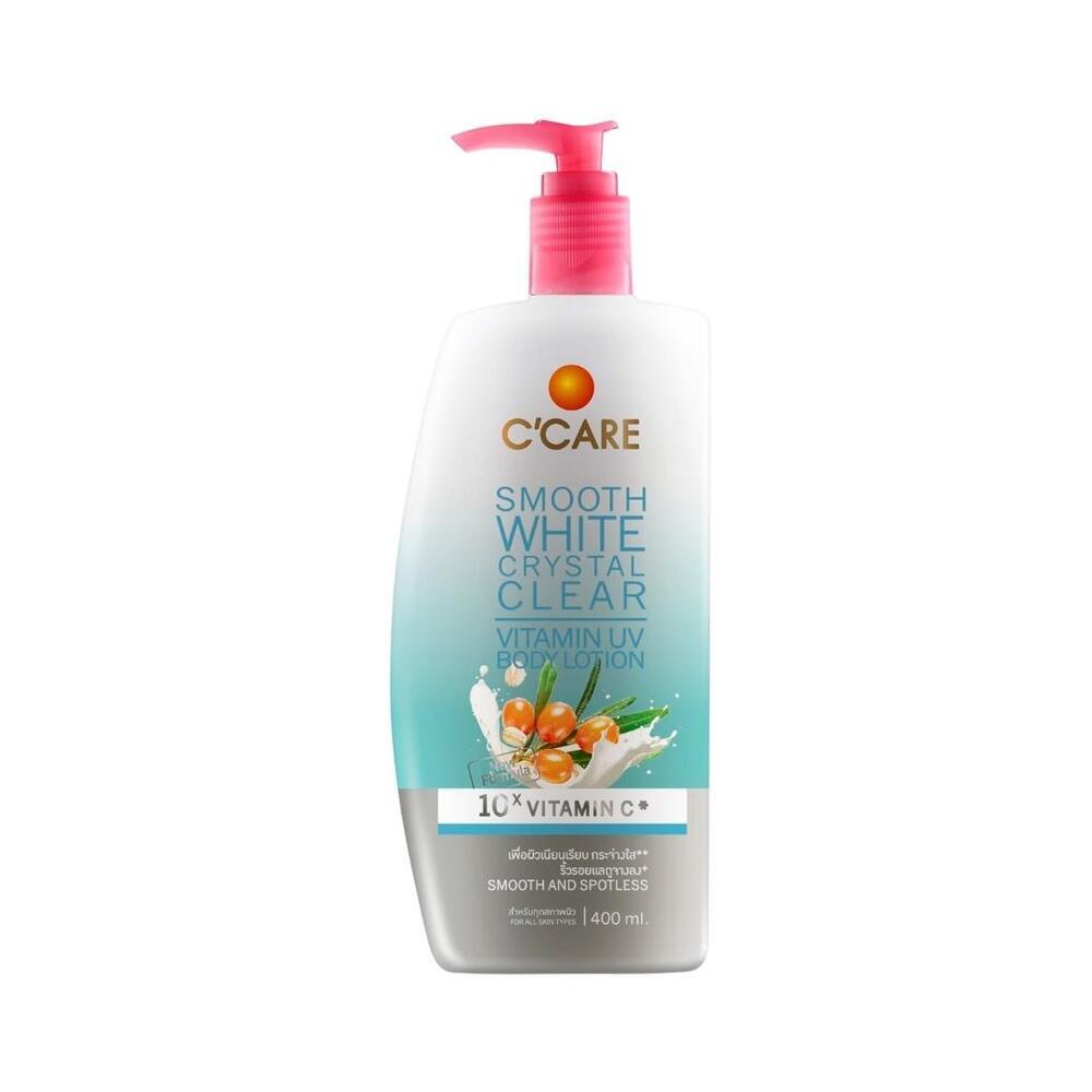 C'Care Smooth White Crystal Clear Vitamin UV Body Lotion 400ML