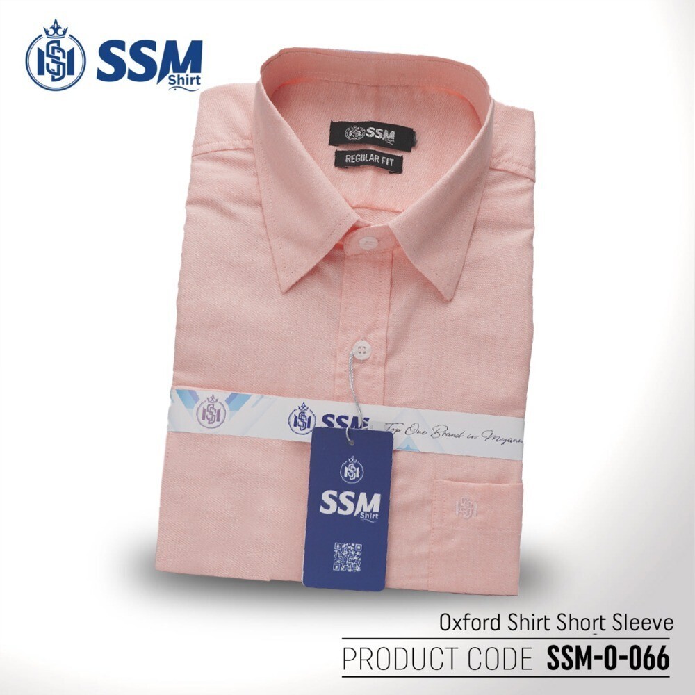 Oxford Shirt Short Sleeve XL (Apricot Orange) SSM-O-P-S-066