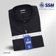 Madarin Collar Shirt Short Sleeve 3XL (True Black) SSM-O-P-S-028