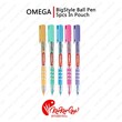 Omega BigStyle Ball Pen 0.7mm (5PCS in Pouch)