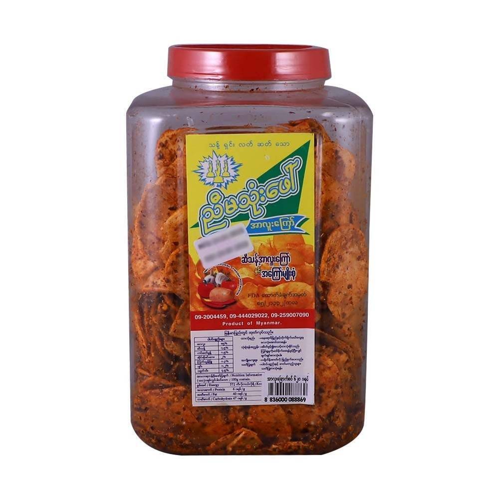 Three Sisters Fried Dried Potato Chip Spicy 620G