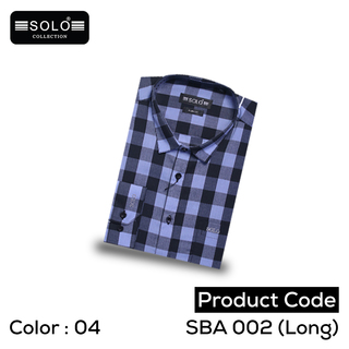 SOLO COLLLECTION SBA 002 (Long) Slim Fit Shirt Extra Large 08