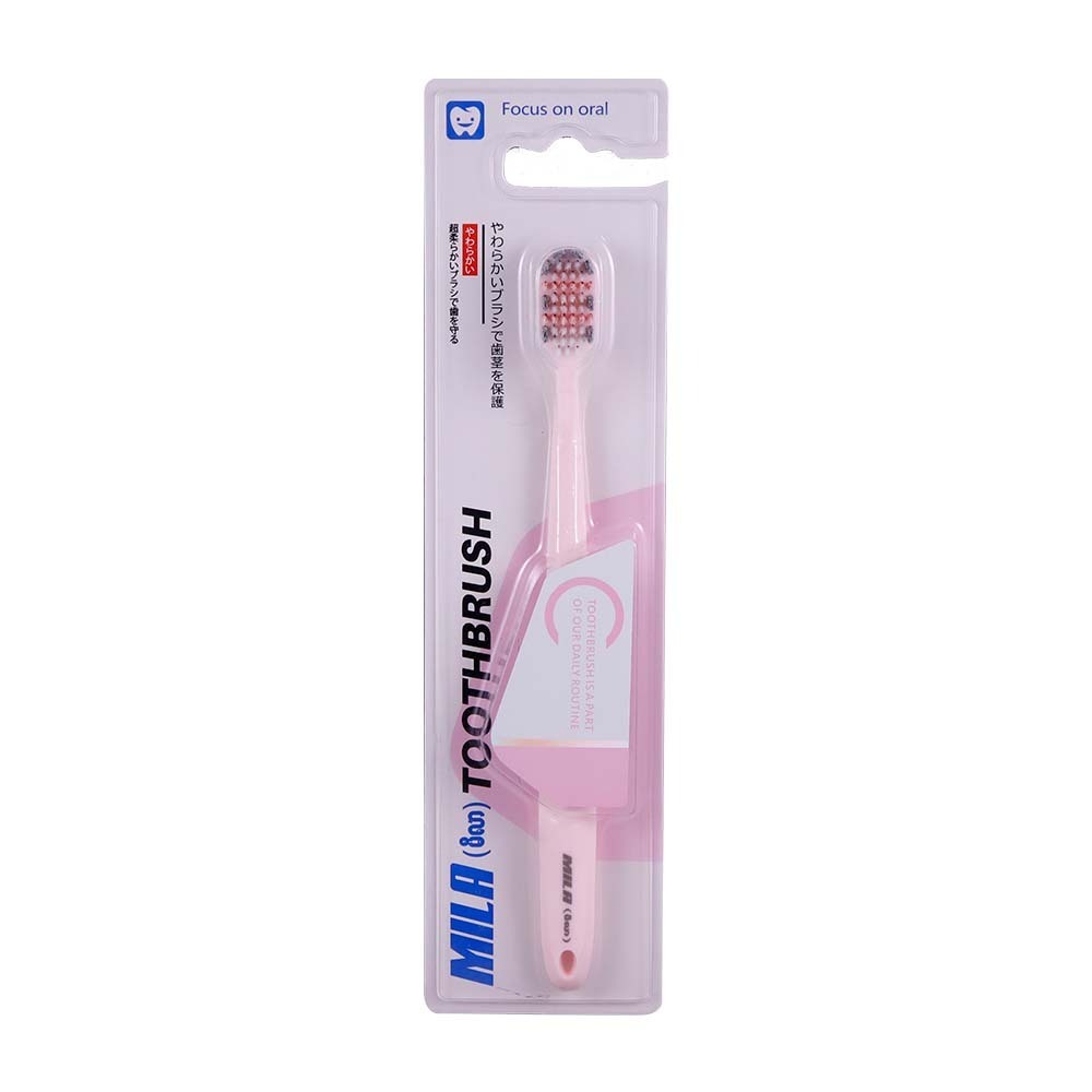 Mila Soft Toothbrush Pink
