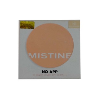 Mistine No App Oil Control Powder SPF 25Pa 10G N1