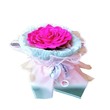 Floral District Purple Big Rose Artificial Bouquet
