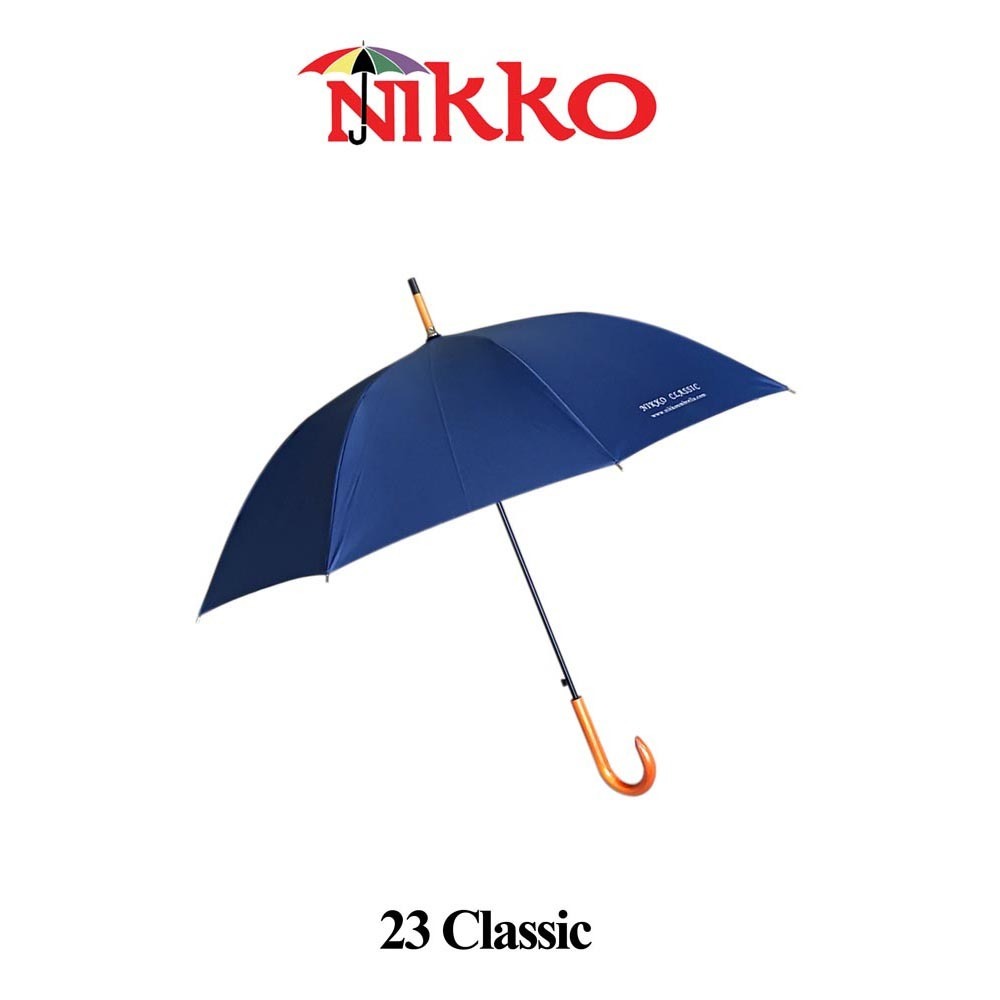 Nikko Umbrella ၂၃လက်မ Classic ခဲပြာ
