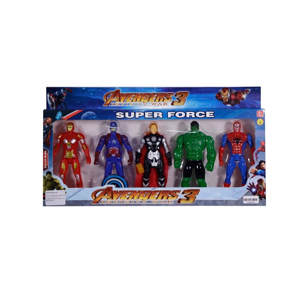 BP Super Hero Box 5PCS No.1234