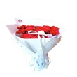 Floral District Artificial Red Rose Bouquet