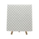 S & J's Double Bedsheet Grey Flower SJ-108