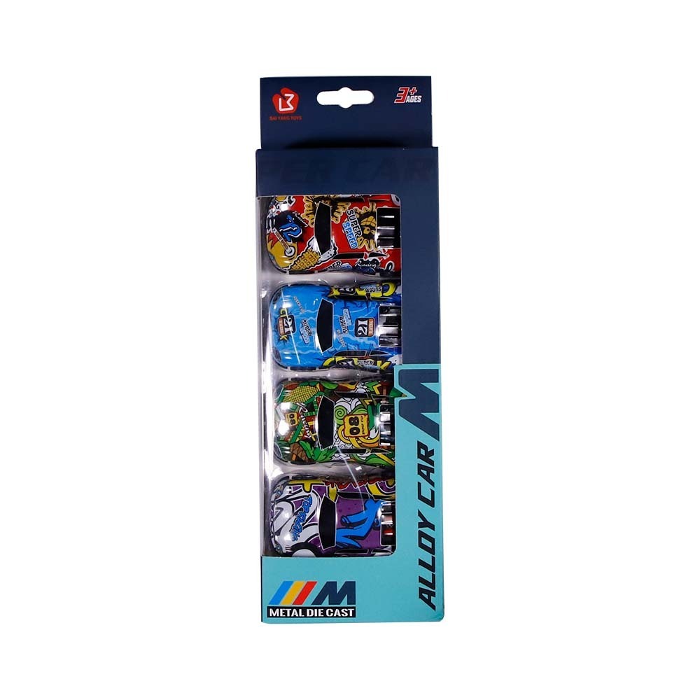 SF Alloy Model Car 4PCS No.1056