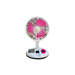 Solar Potable Fan Pink