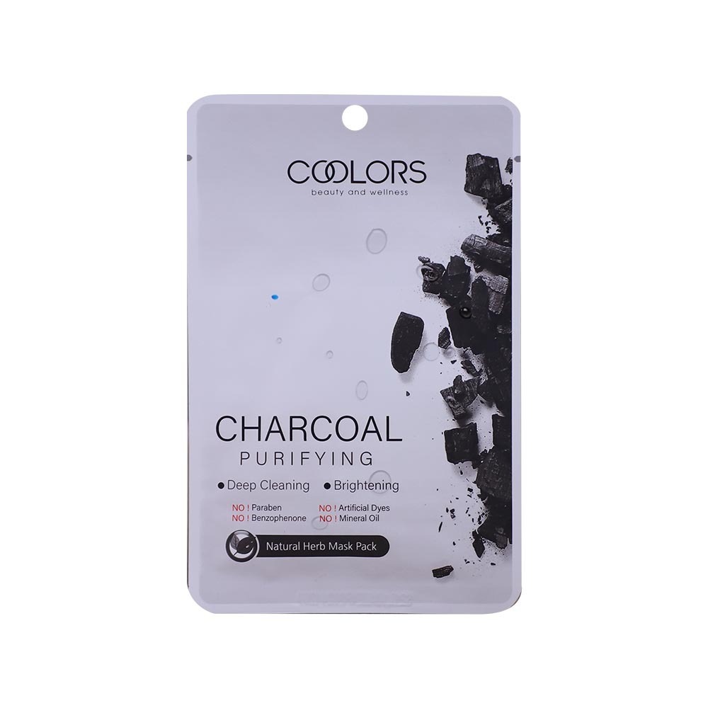 Coolors Charcoal Purifying Natural Herb Face Mask 22ML
