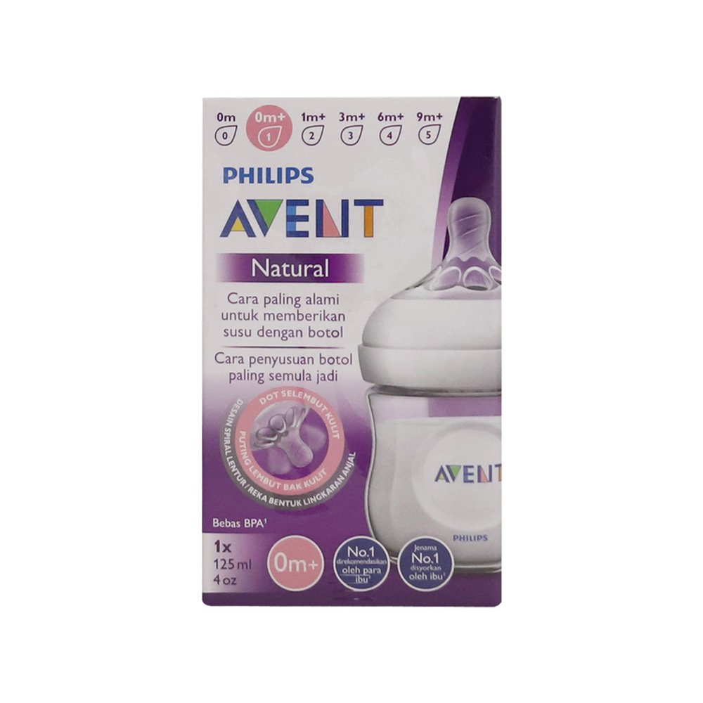 Avent Natural Feeding Bottle 4 OZ 120ML SCF690/13 (0M+)