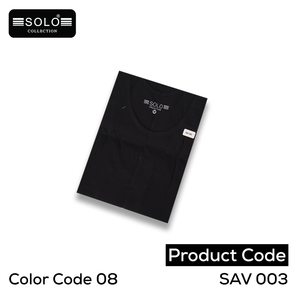 SOLO COLLLECTION Men Plain Vest SAV 003 (Code 08-Large)