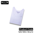 SOLO COLLLECTION Men Plain Vest SAV 001 White Small